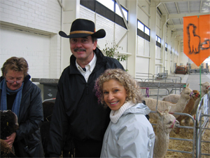 Nehama with her partner Kenneth Madl in 2006 